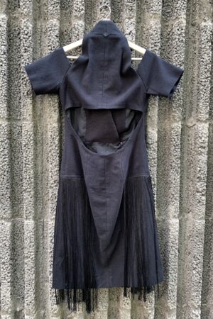 Vestido Telar con Flecos