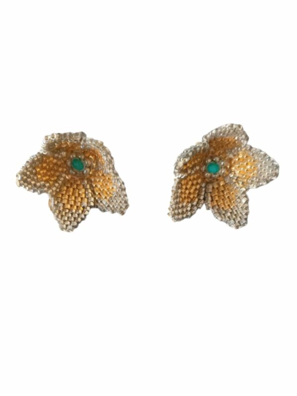 Aretes flor Miyuki