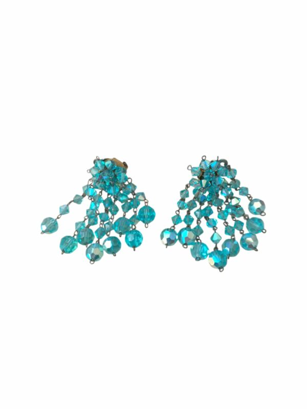 Aretes lagrimas turquesa