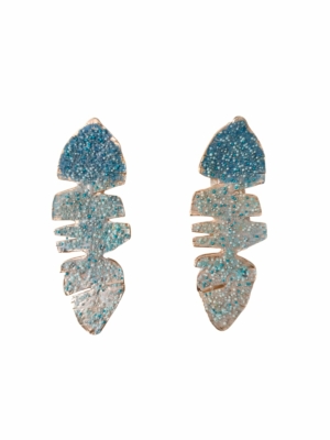 Aretes pez cobre