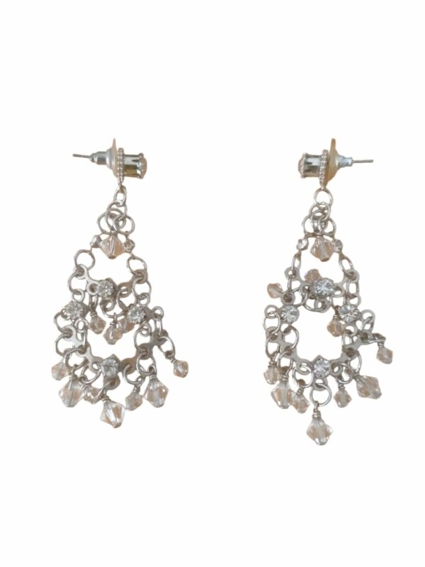 Aretes plateados